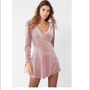 Pink Velvet longsleeve romper